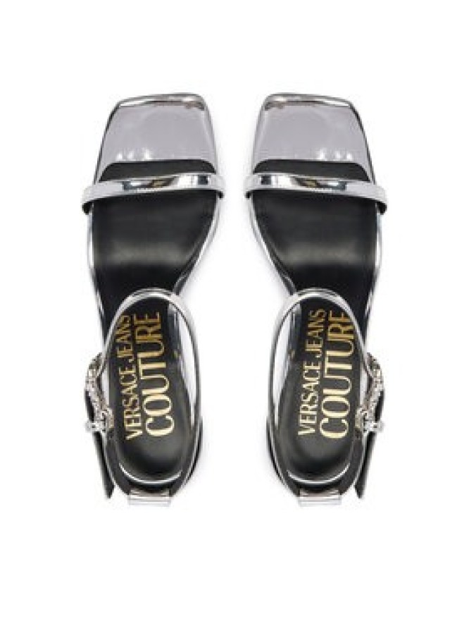 Versace Jeans Couture Sandały 80VA3S76 ZS406 Srebrny
