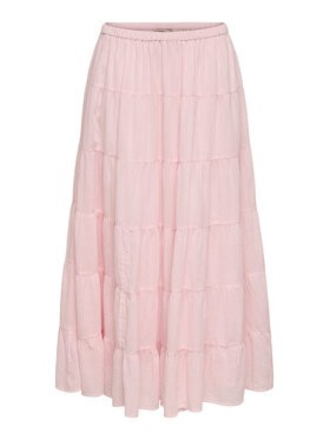 ONLY Spódnica maxi Kelly 15374229 Różowy jasny A-Line Fit