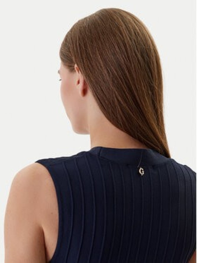 Guess Sukienka dzianinowa W6GK53 Z0658 Granatowy Regular Fit