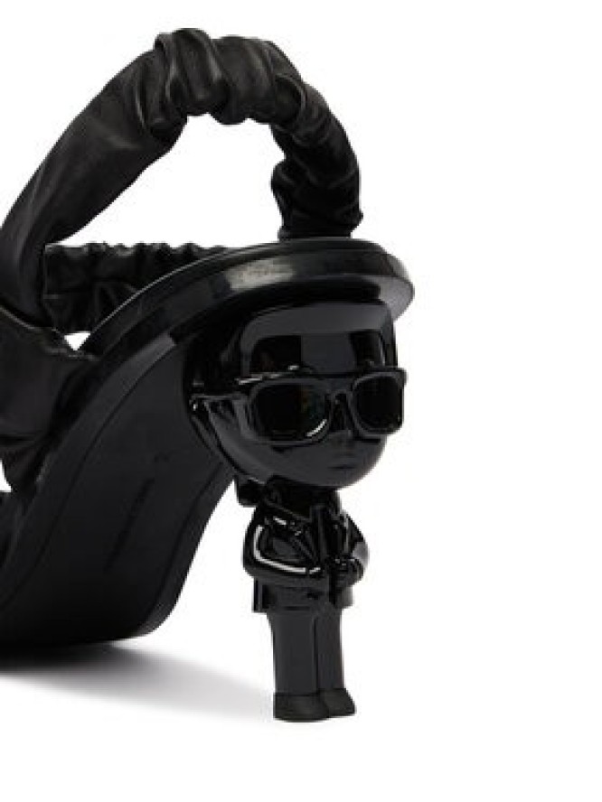 KARL LAGERFELD Sandały KL39116 Czarny