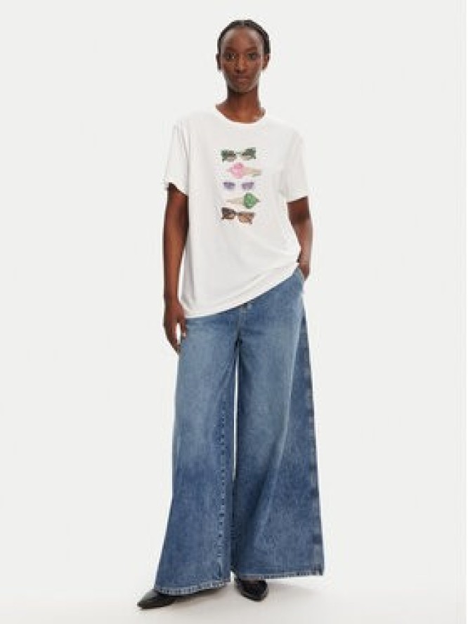 Liu Jo T-Shirt WA5343 JS923 M9518 Biały Regular Fit