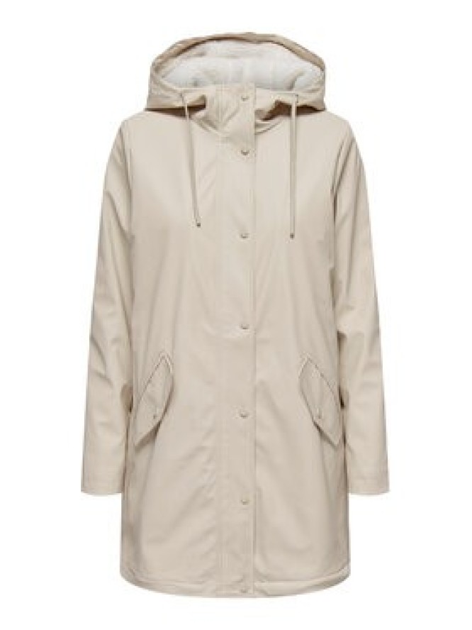ONLY Kurtka przeciwdeszczowa Sally 15206116 Beżowy Regular Fit