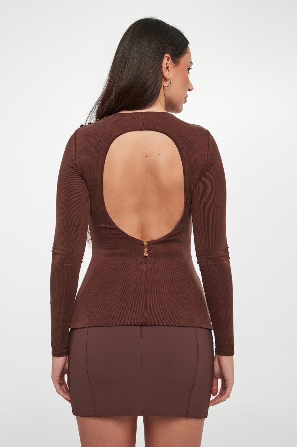 Bluzka damska w prążki ELISABETTA FRANCHI