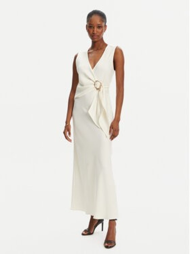 Marella Sukienka koktajlowa Titano 2513221053 Écru Regular Fit