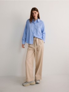 Koszula oversize - niebieski