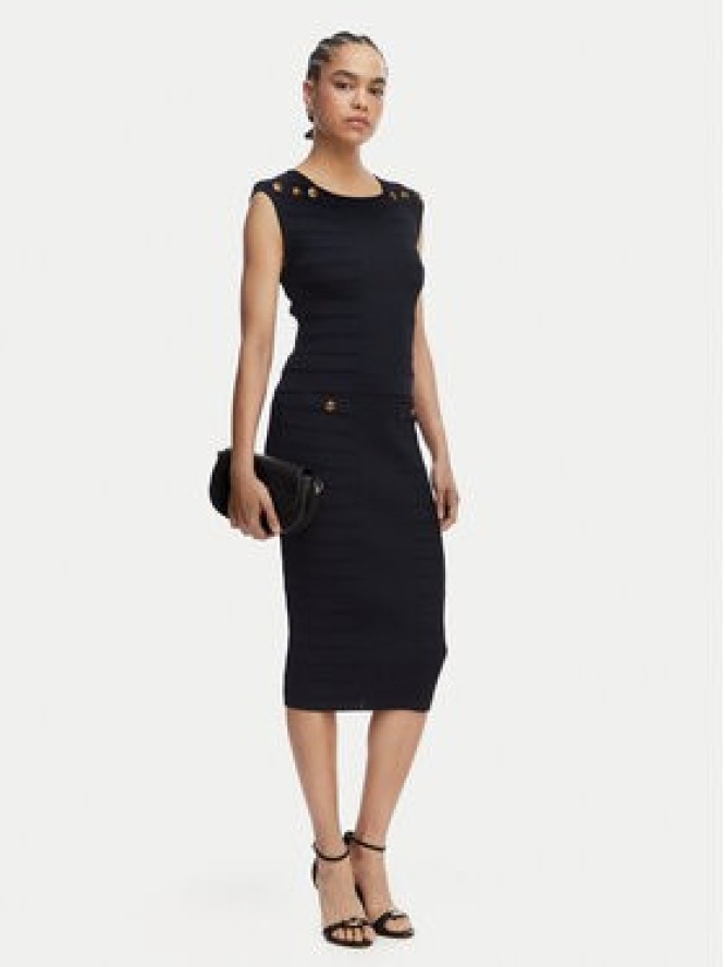 Guess Bluzka W5YR12 Z0130 Granatowy Regular Fit