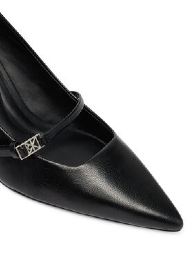 Calvin Klein Czółenka Ess Stiletto 70 Mj Lth Hdw HW0HW02952 Czarny