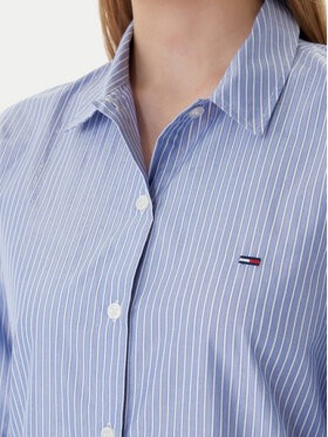 Tommy Jeans Sukienka koszulowa Party DW0DW22635 Niebieski Regular Fit