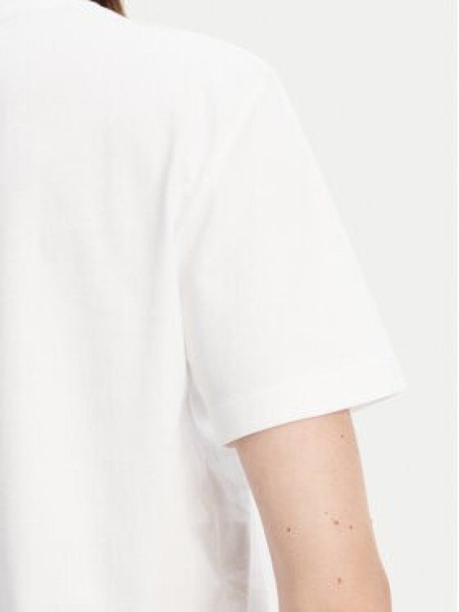 Calvin Klein Jeans T-Shirt Classic Logo LV047C854G Biały Regular Fit