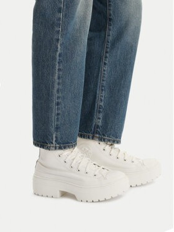 Converse Trzewiki Chuck Taylor All Star Lugged Heel Leather Platform A10370C Biały