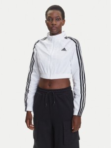 adidas Bluza Teamgeist adicolor JZ8275 Biały Slim Fit