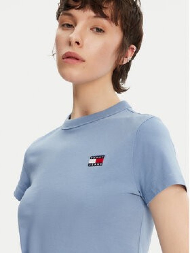 Tommy Jeans T-Shirt DW0DW20153 Niebieski Regular Fit