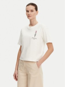 Weekend Max Mara T-Shirt Lecco 2515941052 Biały Boxy Fit
