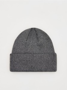 Czapka beanie z wiskozą - czarny