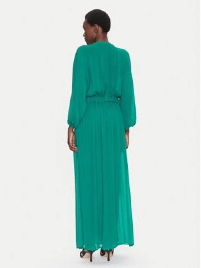 Luisa Spagnoli Sukienka wieczorowa Paiolo 541815 Zielony Regular Fit