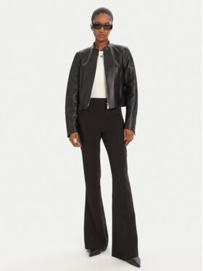 HUGO Spodnie materiałowe Halaran 50542674 Czarny Regular Fit