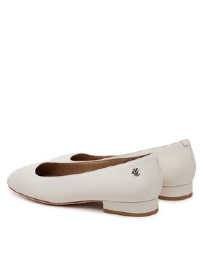LAUREN RALPH LAUREN Baleriny Emellie 802970534003 Biały