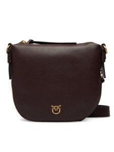 PINKO Torebka Hobo Zip Around Mini Ai 25-26 PLTT 105332 A0QO Bordowy