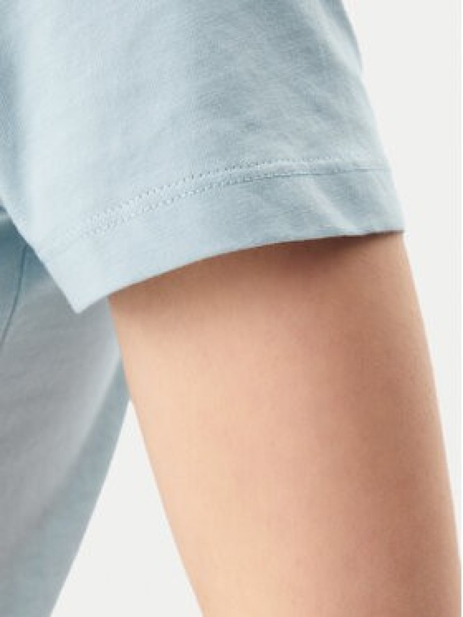 Calvin Klein Jeans T-Shirt Baby Tee J20J223113 Niebieski Slim Fit