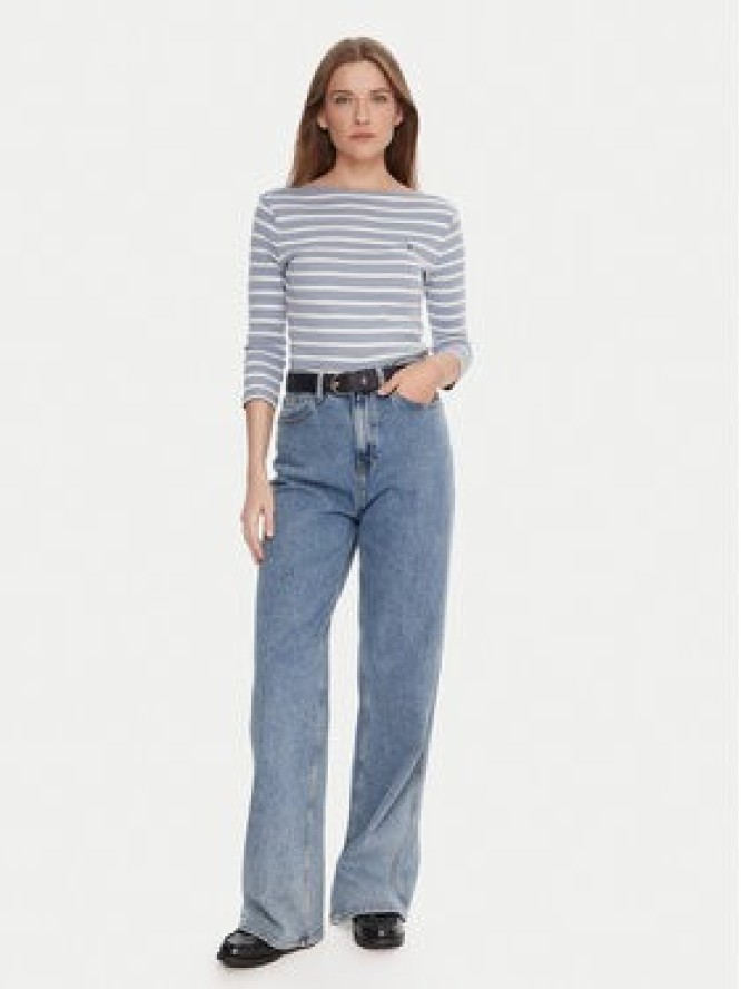 Tommy Hilfiger Bluzka WW0WW40589 Błękitny Regular Fit