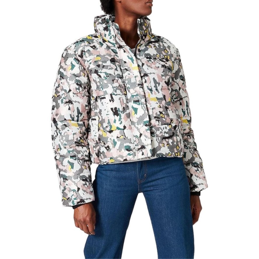 Kurtka turystyczna damska Superdary Jacquard Puffer