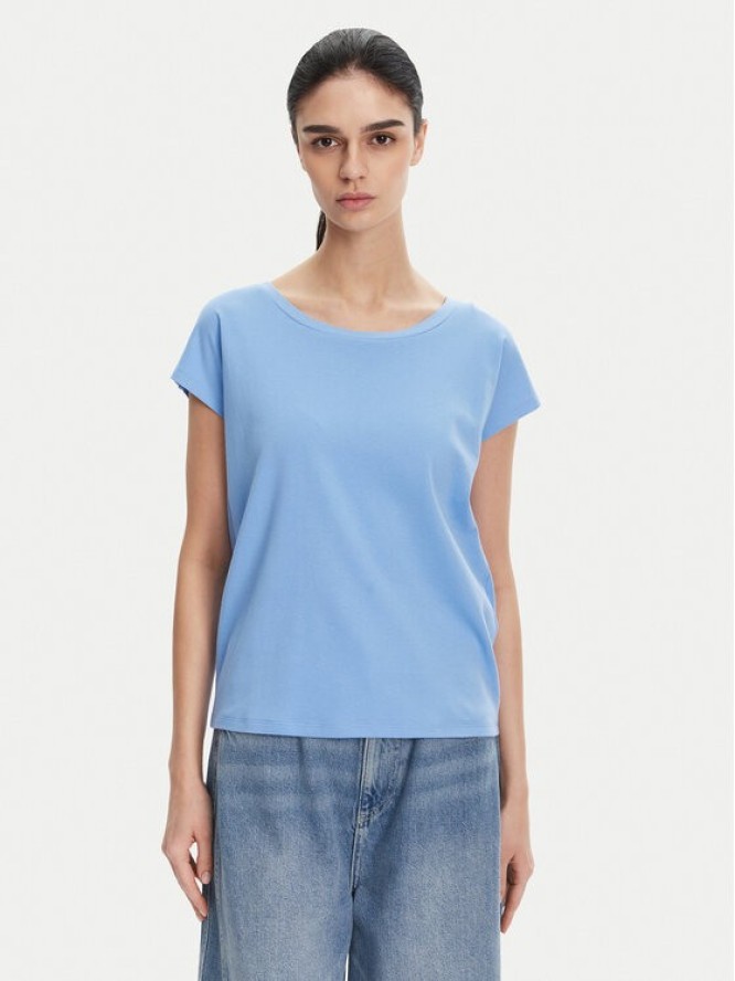 MAX&Co. T-Shirt Maldive2 2516941054270 Niebieski Regular Fit