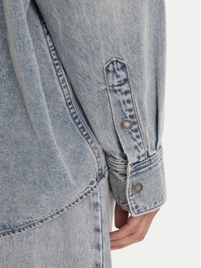 Miss Sixty Koszula jeansowa 6S1XJ49500 Niebieski Loose Fit