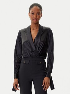Elisabetta Franchi Body CB-007-57E2-V490 Czarny Regular Fit
