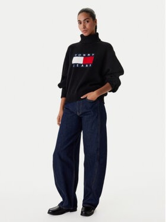 Tommy Jeans Jeansy Ella DW0DW22617 Granatowy Barrel Fit