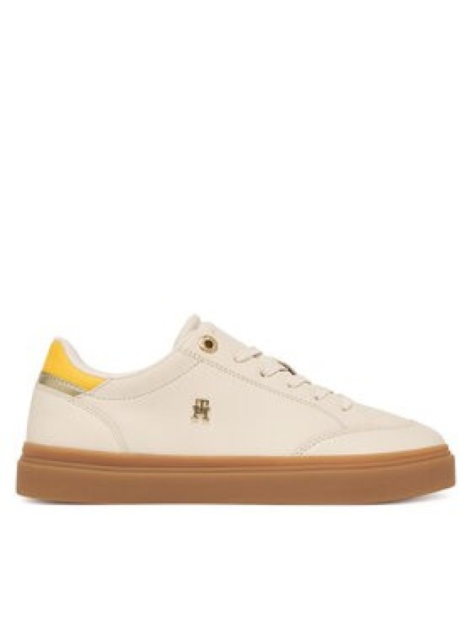 Tommy Hilfiger Sneakersy CHIC SNEAKER ELEVATED FW0FW09400 Beżowy