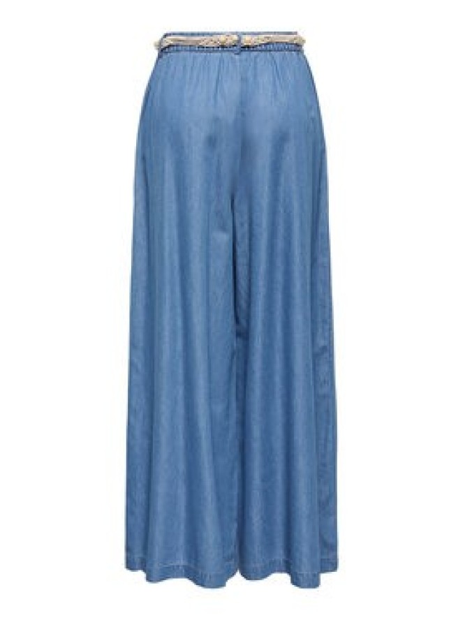 ONLY Spodnie materiałowe Bea Hw 15375507 Niebieski Wide Leg