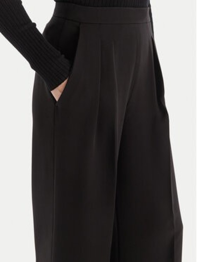 TWINSET Spodnie palazzo 252TT2401 Czarny Wide Leg