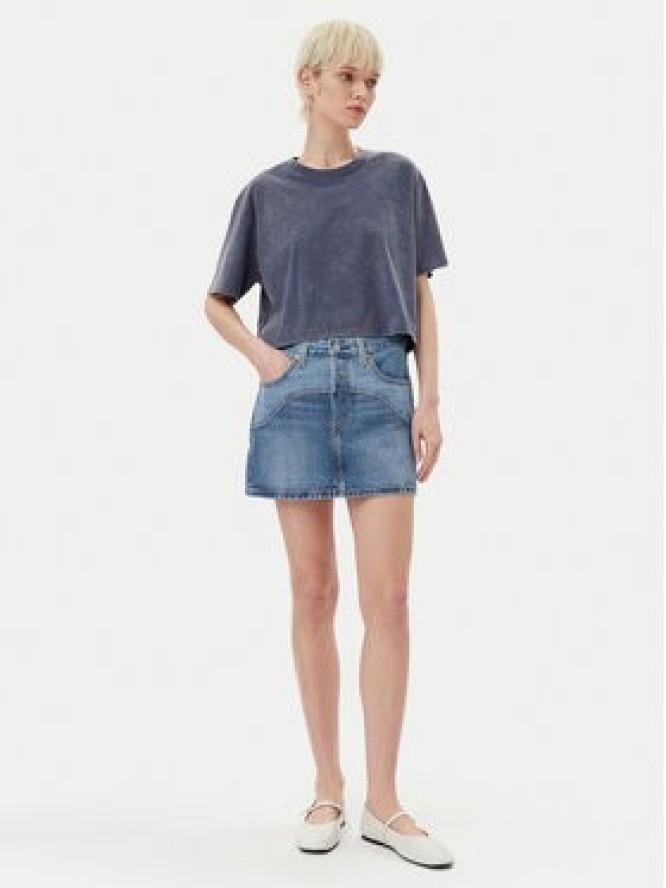 Levi's® Spódnica jeansowa Western 501® 001VJ-0001 Niebieski Regular Fit