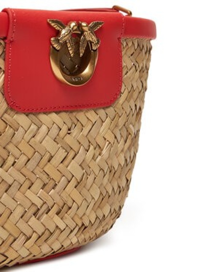 PINKO Torebka Love Summer Bucket PE 25 PLTT 103325 A1RL Beżowy