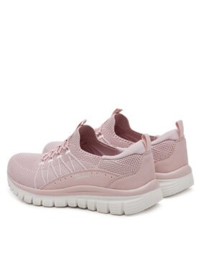 Skechers Sneakersy Graceful - Picture Perfect 100702/BLSH Różowy