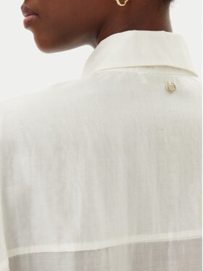 Rinascimento Koszula CFC0123656003 Écru Relaxed Fit