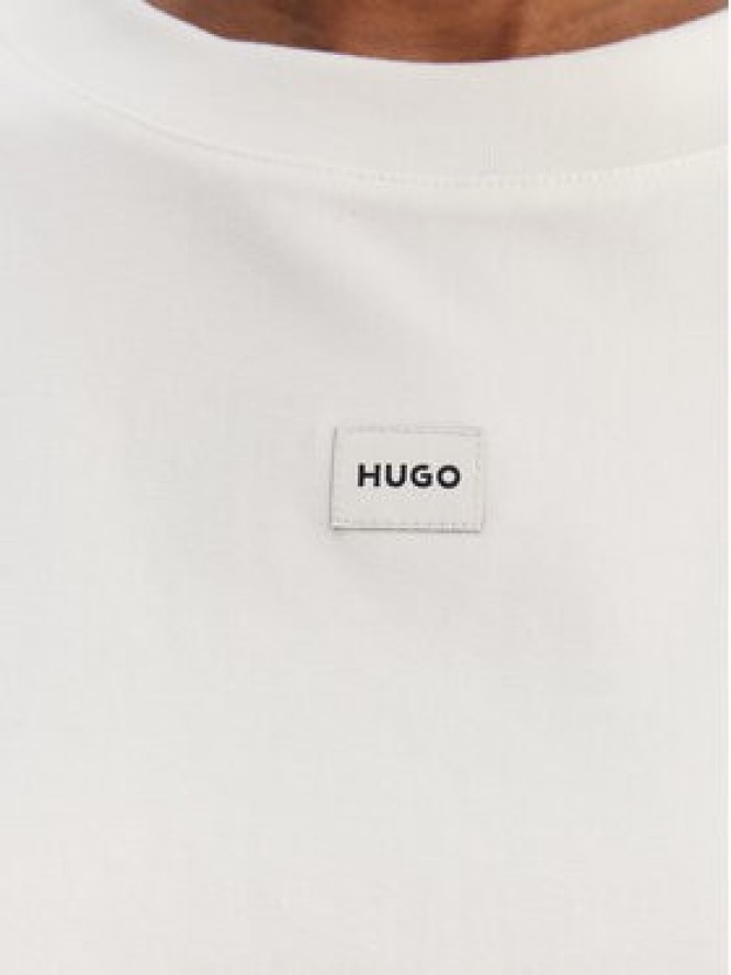 HUGO T-Shirt Signature 50556807 Biały Regular Fit