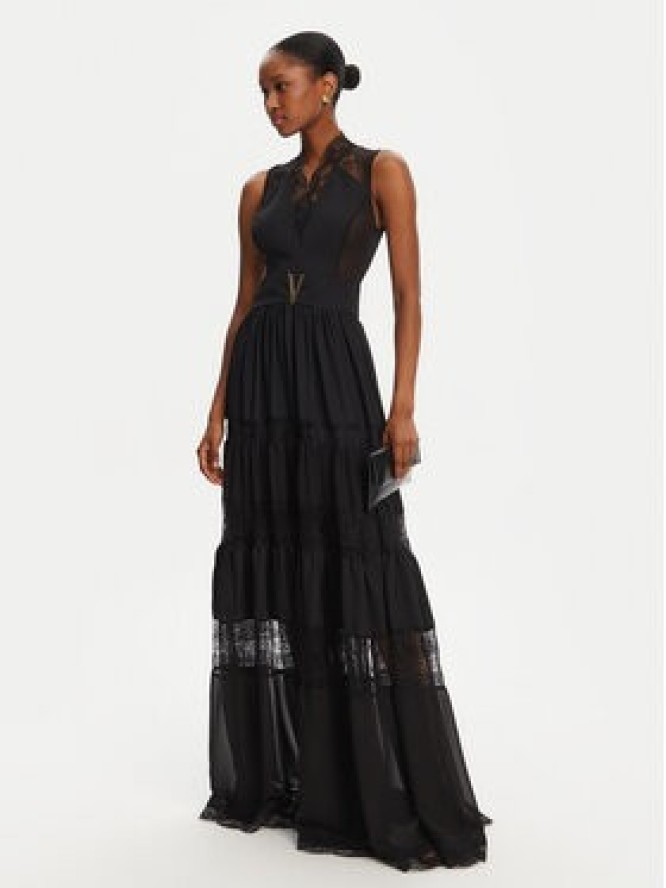 Babylon Sukienka wieczorowa EL0740 Czarny Regular Fit