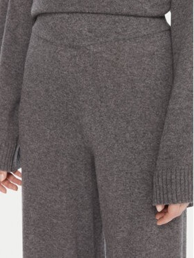 Kontatto Spodnie dzianinowe 3M0966C Szary Relaxed Fit