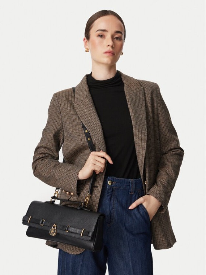 Tommy Hilfiger Torebka American Icon Clutch AW0AW19214 Czarny