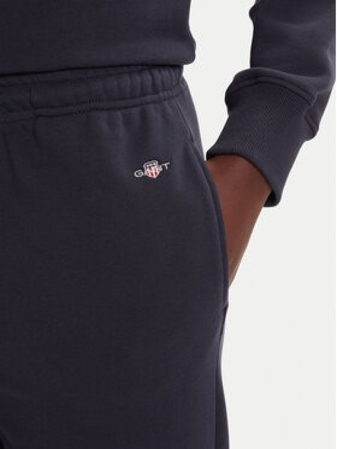 Gant Spodnie dresowe Shield 4200500 Granatowy Regular Fit
