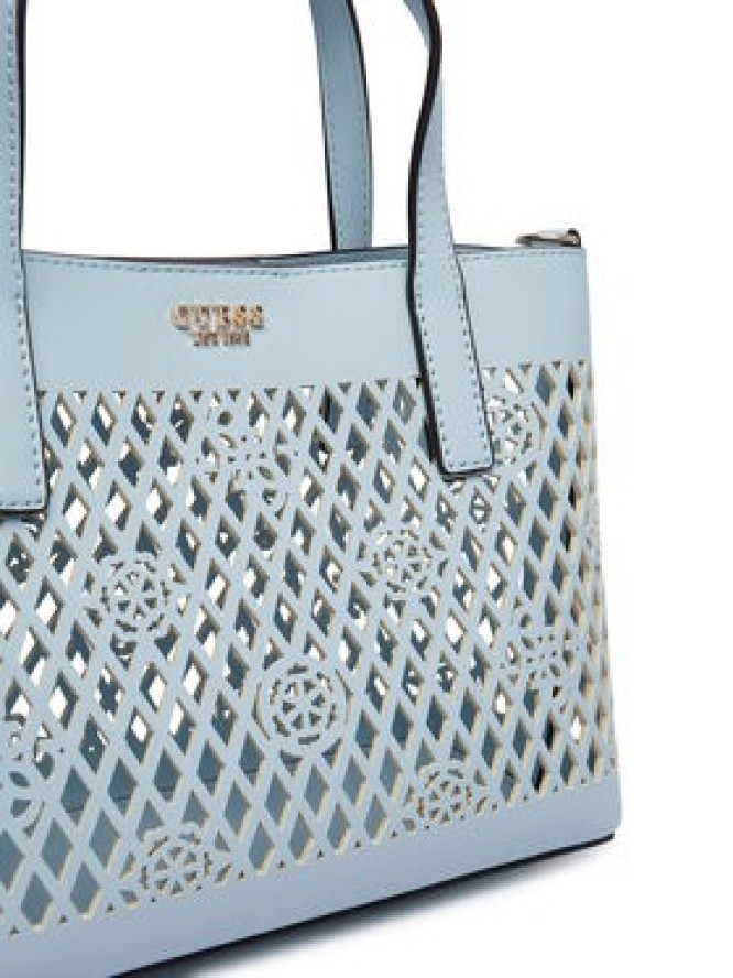 Guess Torebka Letty Mini HWPG99 11750 Niebieski jasny