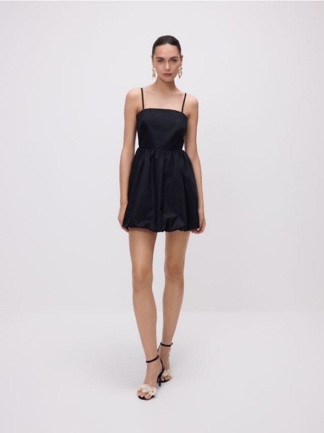 Sukienka z bawełny - czarny