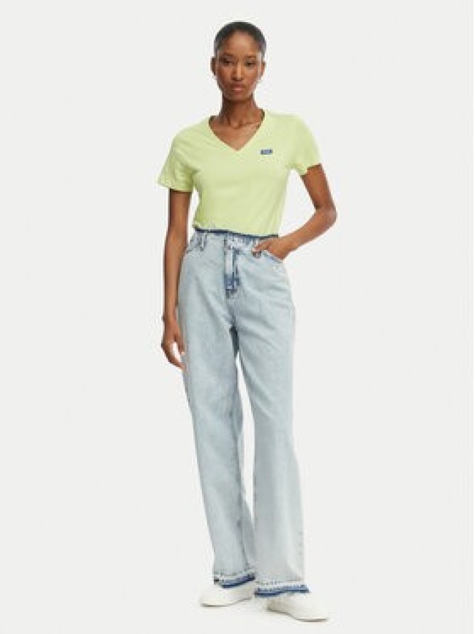 HUGO T-Shirt Classic 50513667 Zielony jasny Slim Fit