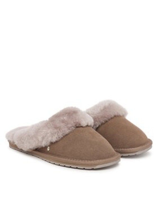 EMU Australia Kapcie Jolie W10015 Beżowy ciemny