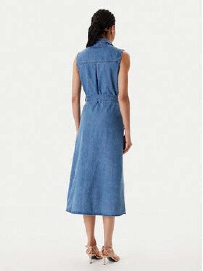 Morgan Sukienka jeansowa 251-RJEAN Niebieski Regular Fit