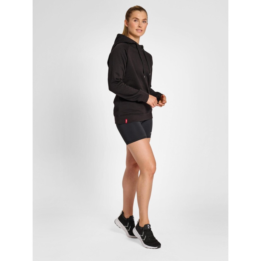 Bluza fitness damska Hummel red Heavy z kapturem
