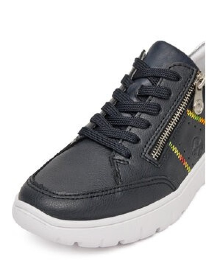 Rieker Sneakersy N1313-14 Granatowy