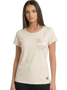 Elegancki damski T-shirt z krótkim rękawem