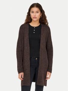 ONLY Kardigan Talio 15358604 Brązowy Regular Fit